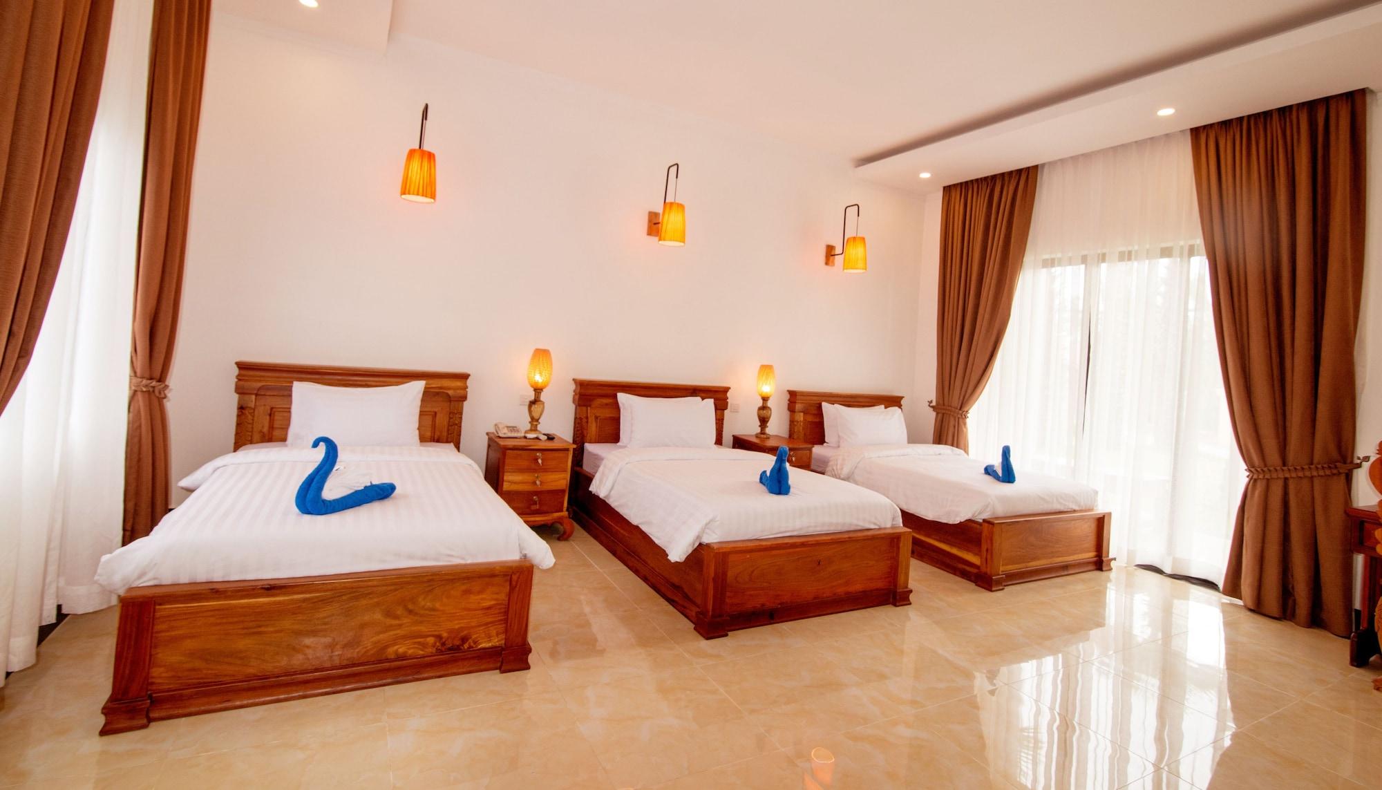 Nhà mặt đất studio 8 m² có 19 phòng tắm riêng ở Sala Kamreuk Siem Reap Ngoại thất bức ảnh